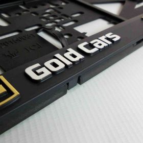 Podznačky auto - držáky SPZ - Gold Cars