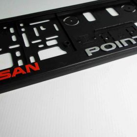 Podznačky auto - držáky SPZ - Nissan