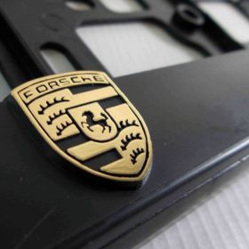 Podznačky auto - držáky SPZ - Porsche